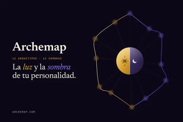 Una figura al atardecer proyecta una larga sombra sobre un mapa de doce caminos