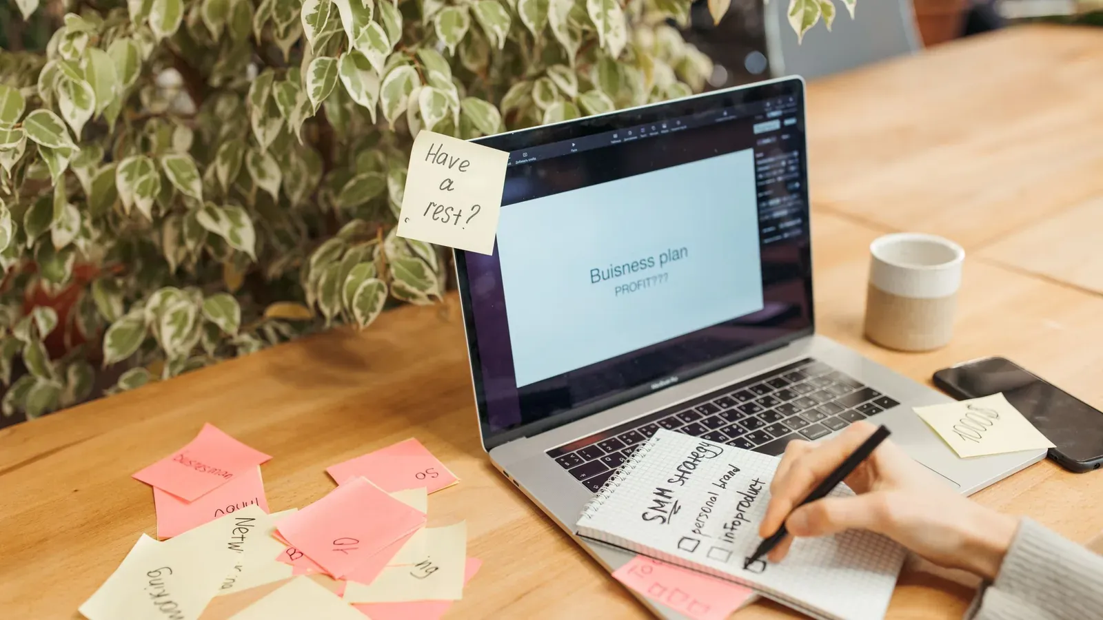 Three paths from one desk: a checklist, a board and a notebook