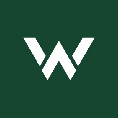 Woodander logo: dark